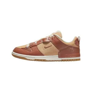 Women's Dunk Low Disrupt 2 Mineral Clay Sail White Onyx Nike Dunk sneakers with classic silhouette
