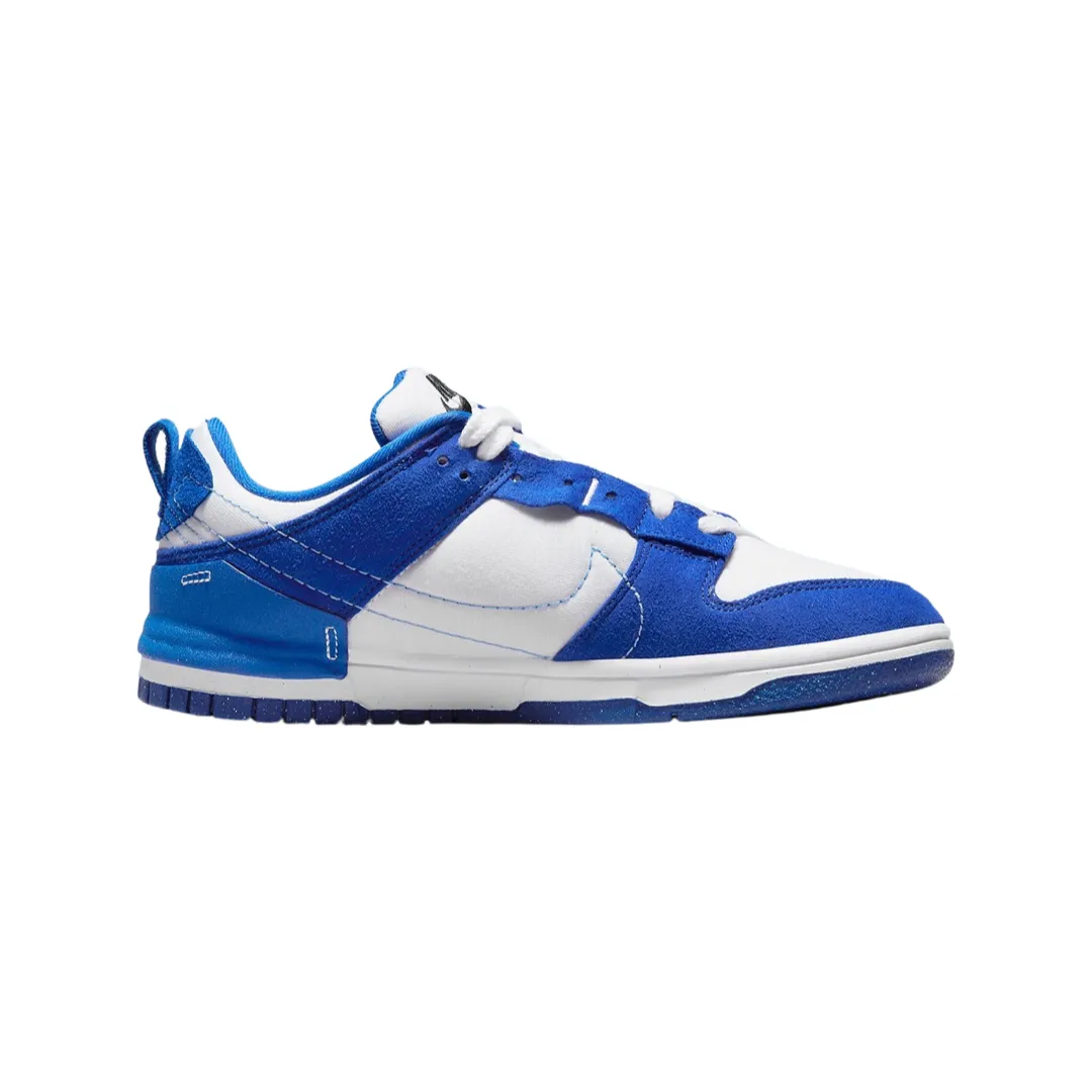 Women's Dunk Low Disrupt 2 White University Blue Iconic Sneakers