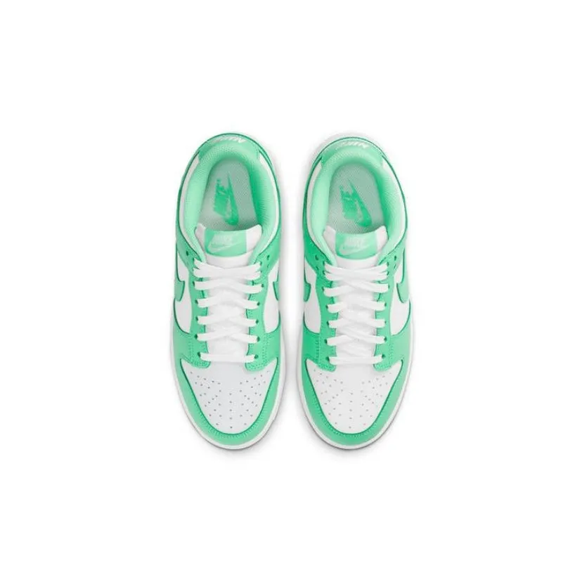 Women's Dunk Low Green Glow Iconic Sneakers