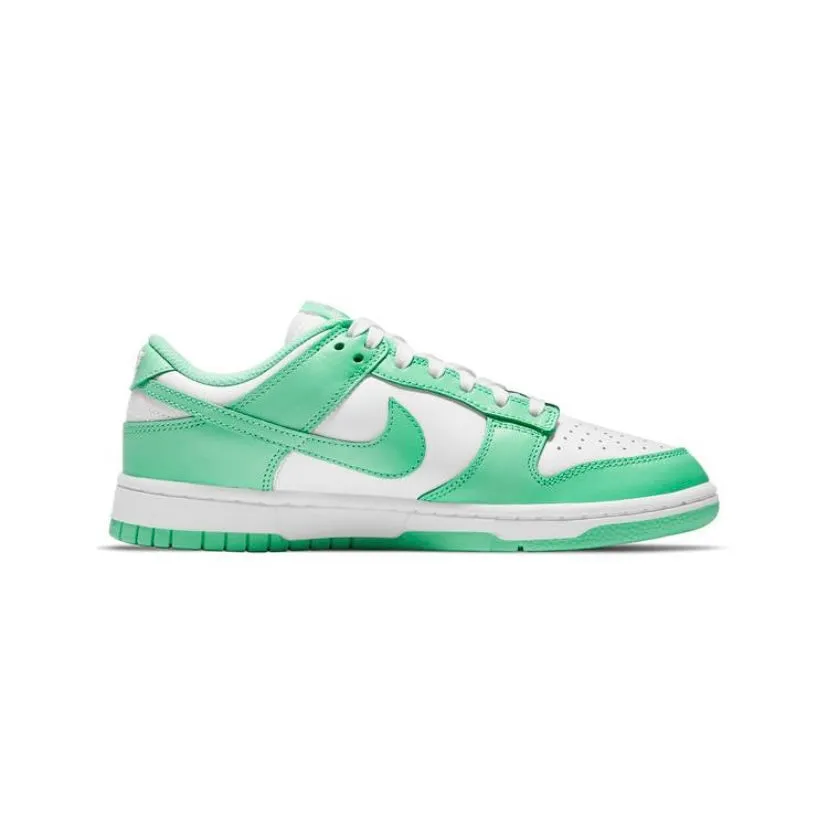 Women's Dunk Low Green Glow Iconic Sneakers