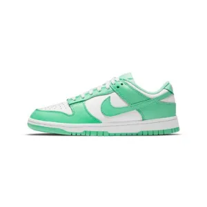 Women's Dunk Low Green Glow Nike Dunk sneakers with classic silhouette