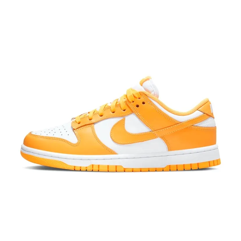 Women's Dunk Low Laser Orange Sail Iconic Sneakers