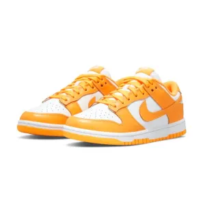Women's Dunk Low Laser Orange Sail Nike Dunk sneakers with classic silhouette