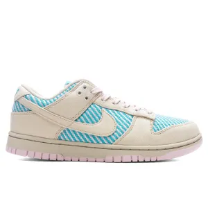 Women's Dunk Low - Multi Color/Sanddrift/Dusty Cactus Nike fashion sneakers with bold branding