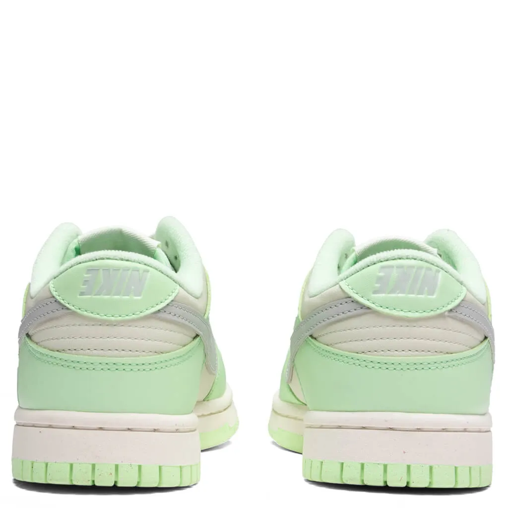 Women's Dunk Low Next Nature - Sea Glass/Light Silver/Vapor Green/Sail Nike Retro Lifestyle Shoes