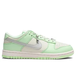 Women's Dunk Low Next Nature - Sea Glass/Light Silver/Vapor Green/Sail Nike lifestyle sneakers with retro vibe