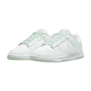 Women's Dunk Low Next Nature White Mint Barely Green Nike Dunk sneakers with classic silhouette