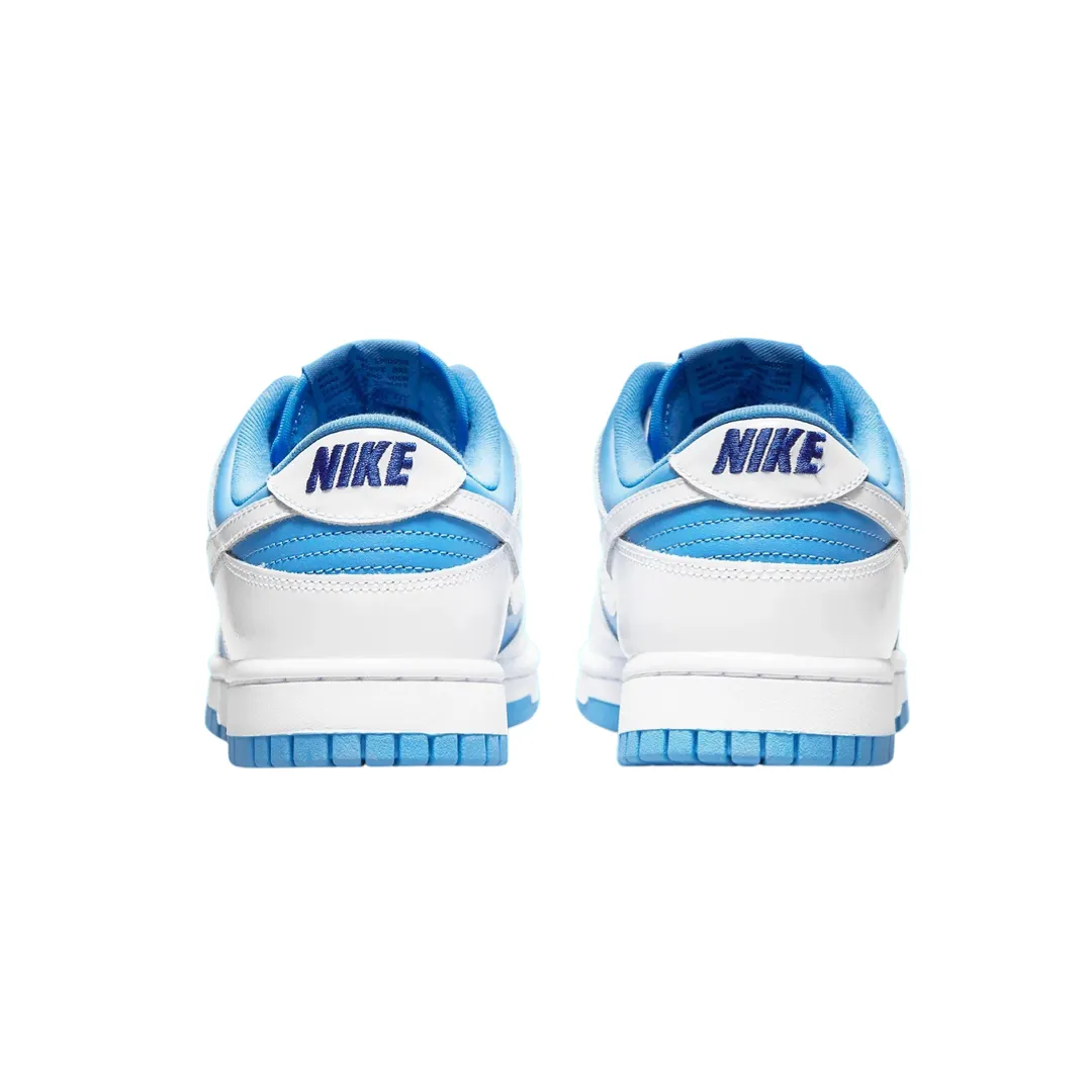 Women's Dunk Low Reverse UNC White University Blue Concord Iconic Sneakers