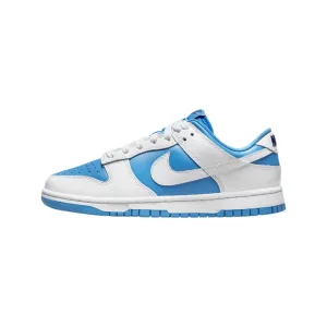 Women's Dunk Low Reverse UNC White University Blue Concord Nike Dunk sneakers with classic silhouette