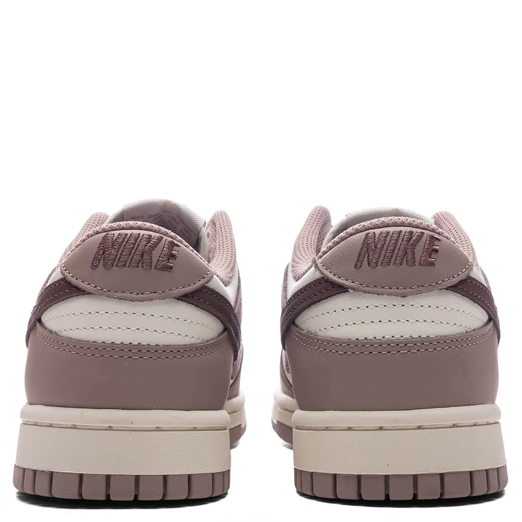 Women's Dunk Low - Sail/Plum Eclipse/Diffused Taupe Nike Lightweight Everyday Shoes