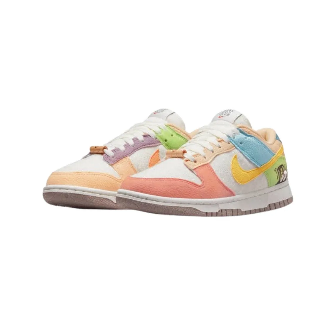 Women's Dunk Low Sun Club Burnt Sunrise Sail Sanded Gold Iconic Sneakers