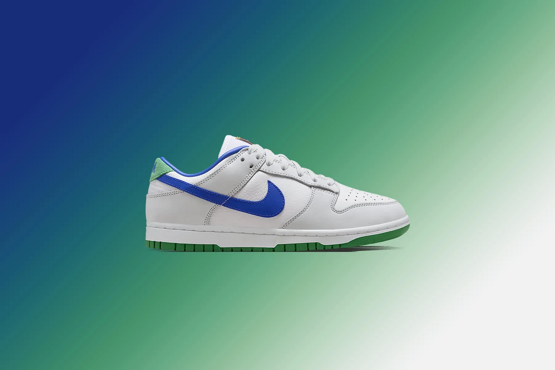 Women's Dunk Low 'Tennis Classic' - White/Photo Blue/Photon Dust Nike Bold Logo Sneakers