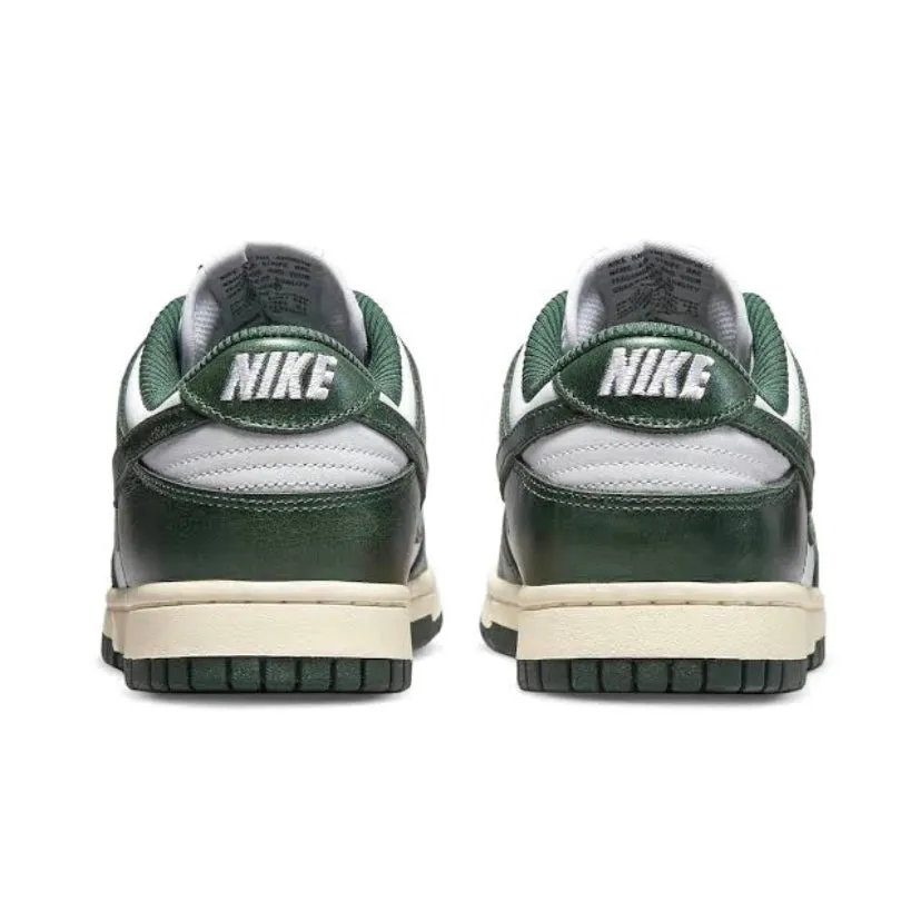 Women's Dunk Low White Pro Green Coconut Milk Vintage Cream Iconic Sneakers