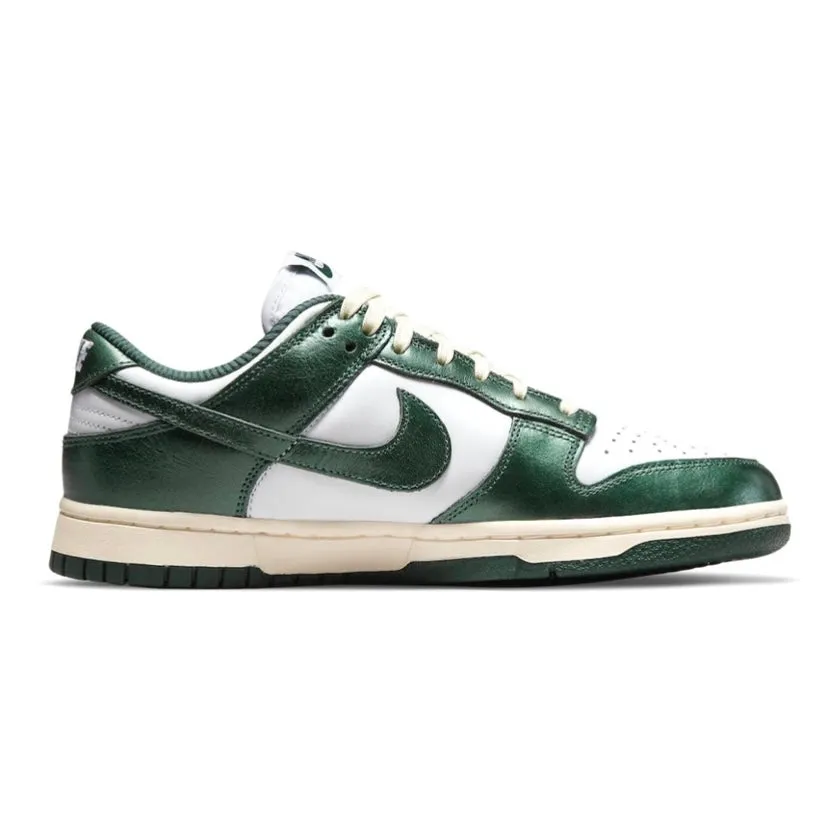 Women's Dunk Low White Pro Green Coconut Milk Vintage Cream Iconic Sneakers