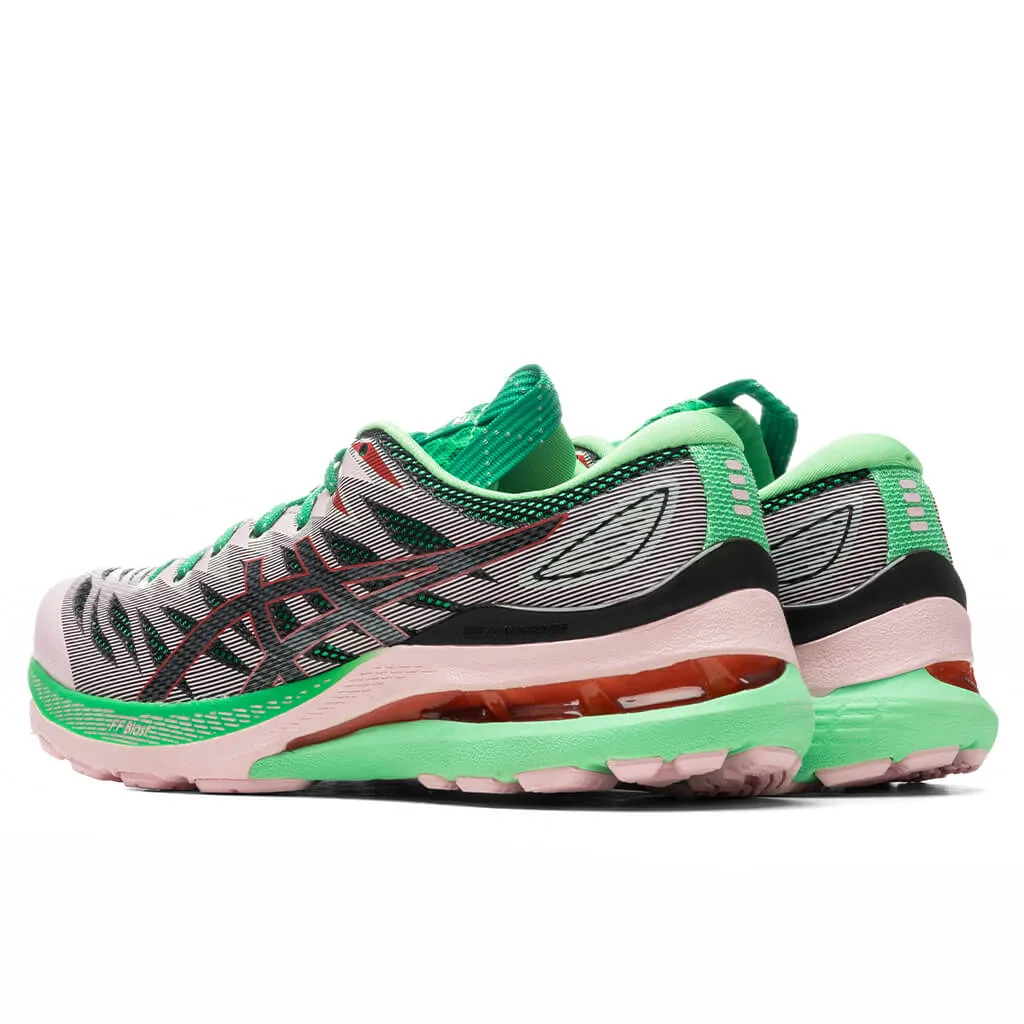 Women's FN3-S Gel-Kayano 28 - Sweet Dreams/Green Eyes Asics Gel Cushion Running Shoes
