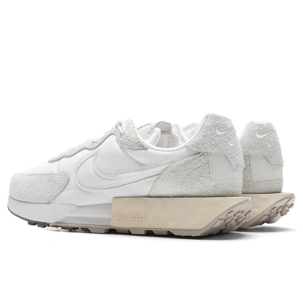 Women's Fontanka Waffle - White/Phantom Nike Cushioned Mesh Sneakers