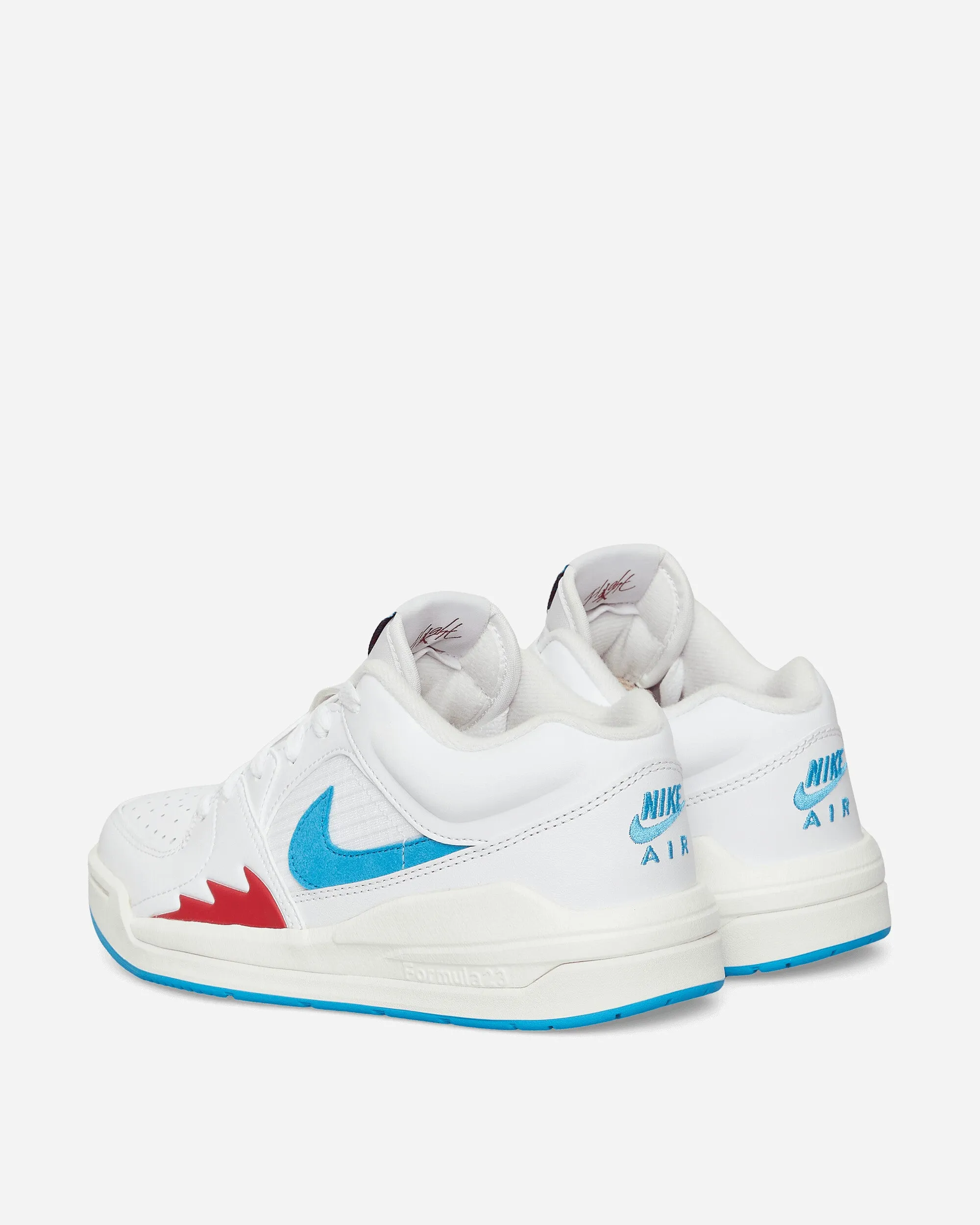 Women's Jordan Stadium 90 Sneakers White / Dark Powder Blue Flexible Shoes
