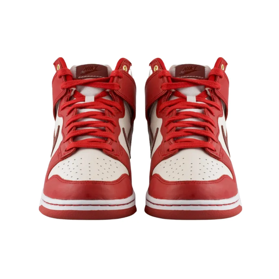 Women's Nike Dunk High LXX Cinnabar Mars Stone Sail White Iconic Sneakers