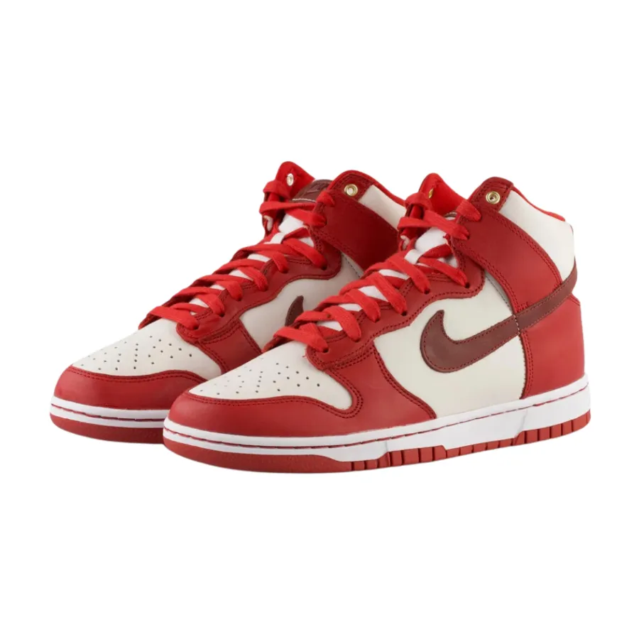 Women's Nike Dunk High LXX Cinnabar Mars Stone Sail White Iconic Sneakers