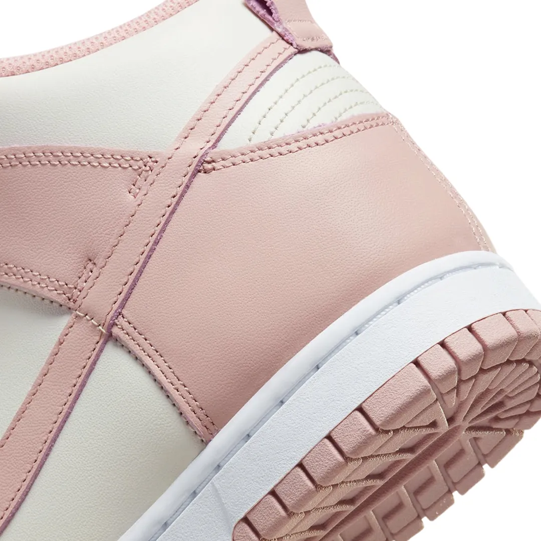 Women's Nike Dunk High Pink Oxford Phantom Pink Oxford White DD1869-003 Iconic Sneakers