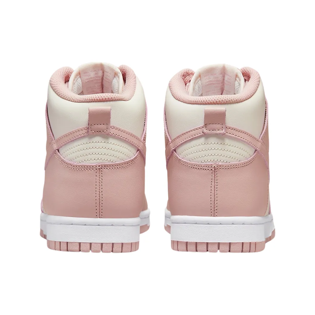 Women's Nike Dunk High Pink Oxford Phantom Pink Oxford White DD1869-003 Iconic Sneakers