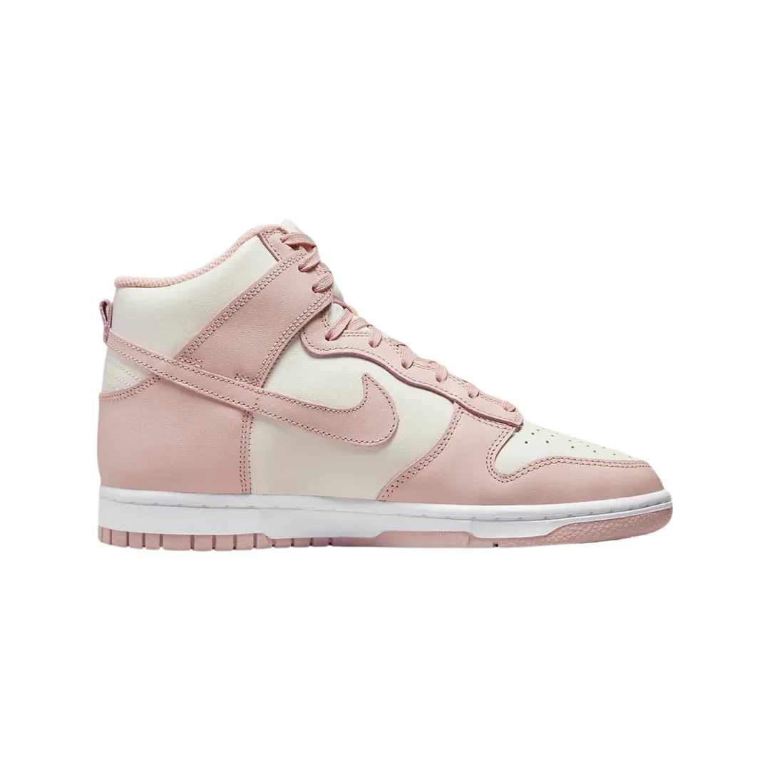 Women's Nike Dunk High Pink Oxford Phantom Pink Oxford White DD1869-003 Iconic Sneakers