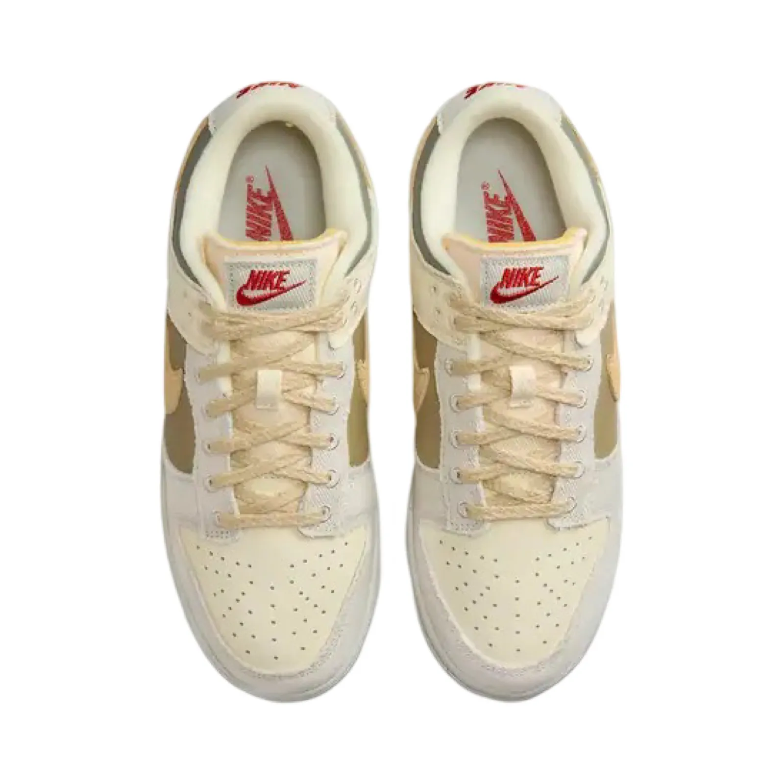 Women's Nike Dunk Low Light Bone Dark Stucco Milk Sesame Alabaster Light Bone Neutral Olive Dark Stucco Iconic Sneakers