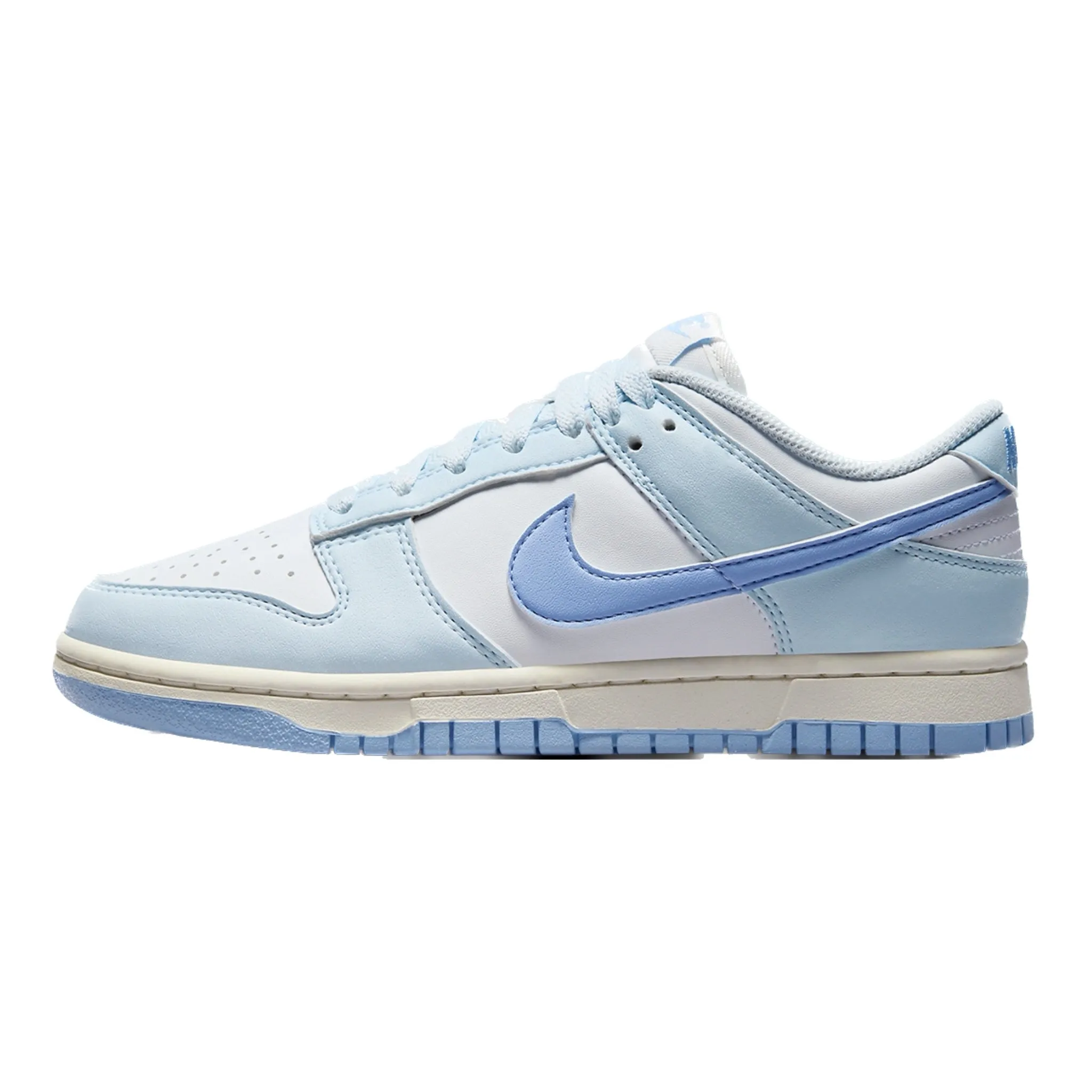 Women's Nike Dunk Low Next Nature Blue Tint Cobalt Bliss Summit White Volt Black Iconic Sneakers