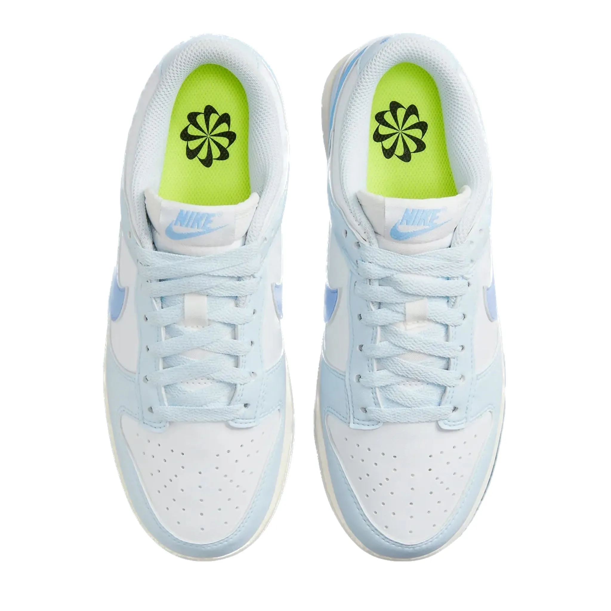 Women's Nike Dunk Low Next Nature Blue Tint Cobalt Bliss Summit White Volt Black Iconic Sneakers