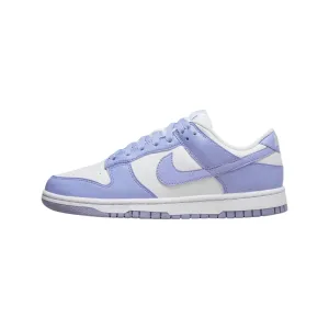 Women's Nike Dunk Low Next Nature Lilac Light Thistle White Nike Dunk sneakers with classic silhouette