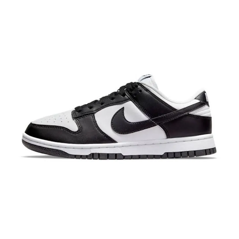 Women's Nike Dunk Low Next Nature Panda Nike Dunk sneakers with classic silhouette