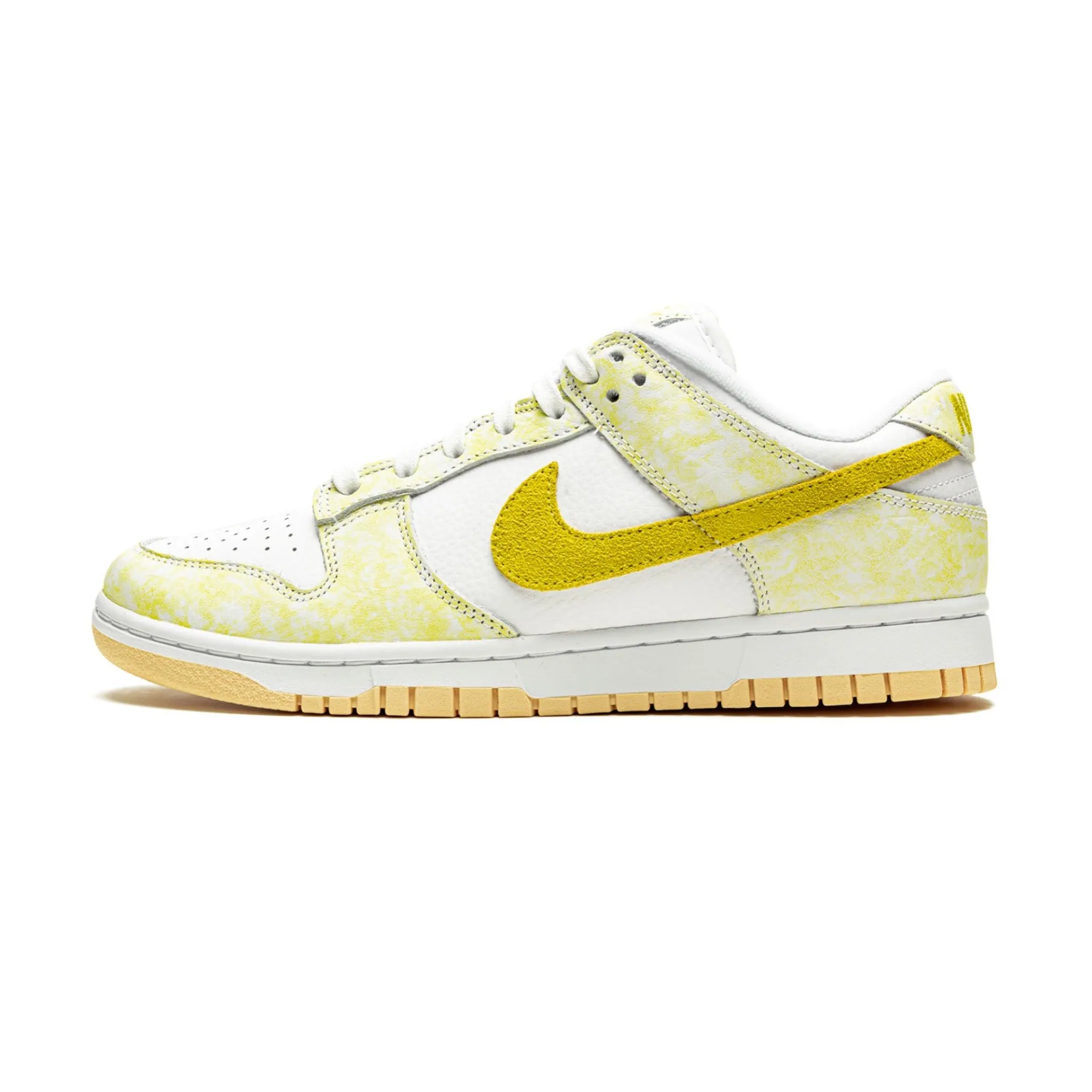 Women's Nike Dunk Low OG Yellow Strike Nike Dunk sneakers with classic silhouette