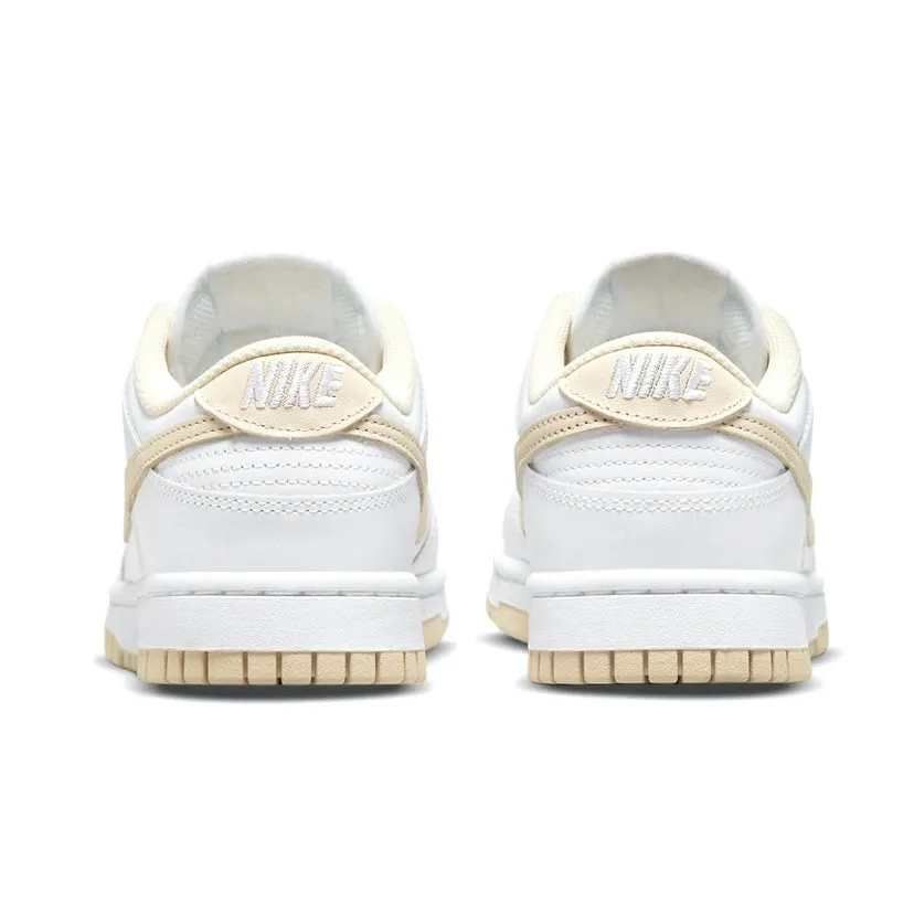 Women's Nike Dunk Low Pearl White Iconic Sneakers
