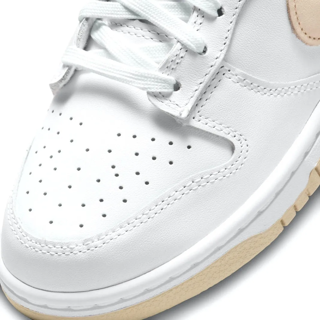 Women's Nike Dunk Low Pearl White Iconic Sneakers