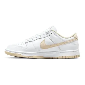 Women's Nike Dunk Low Pearl White Nike Dunk sneakers with classic silhouette