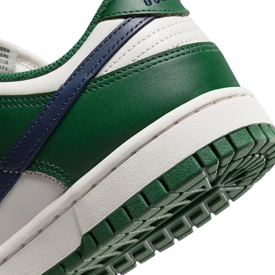 Women's Nike Dunk Low Retro Gorge Green Midnight Navy Iconic Sneakers