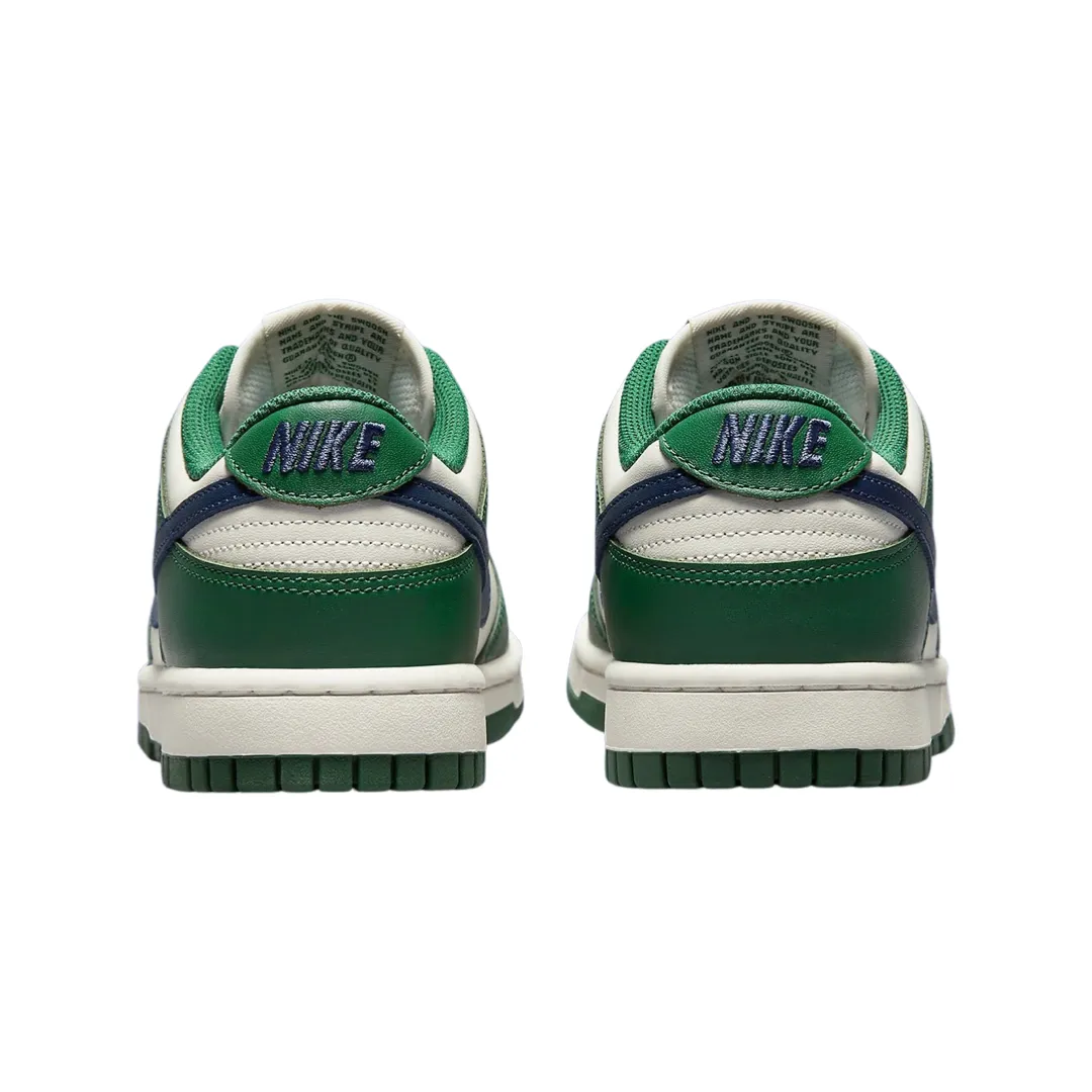 Women's Nike Dunk Low Retro Gorge Green Midnight Navy Iconic Sneakers
