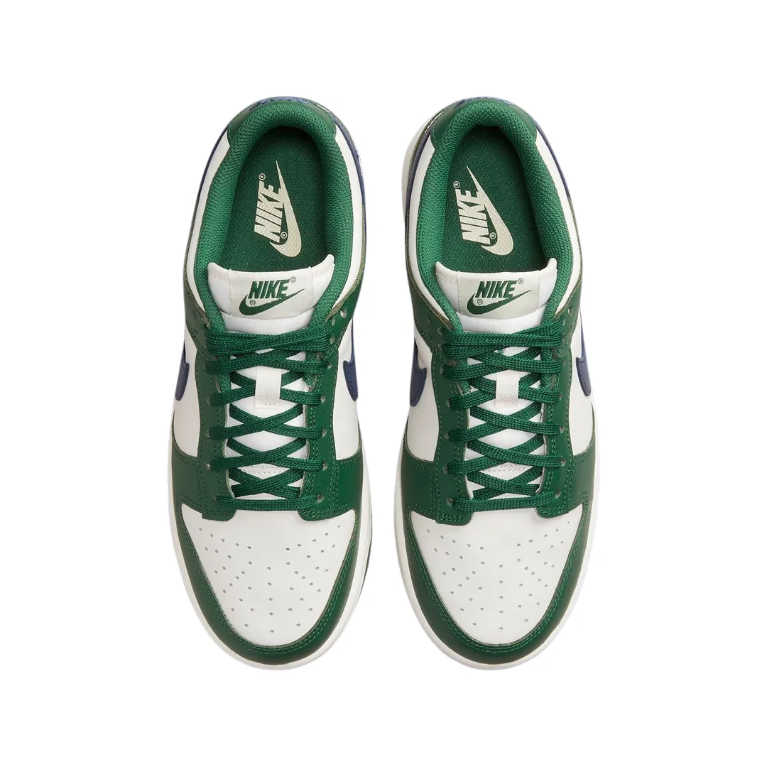 Women's Nike Dunk Low Retro Gorge Green Midnight Navy Iconic Sneakers