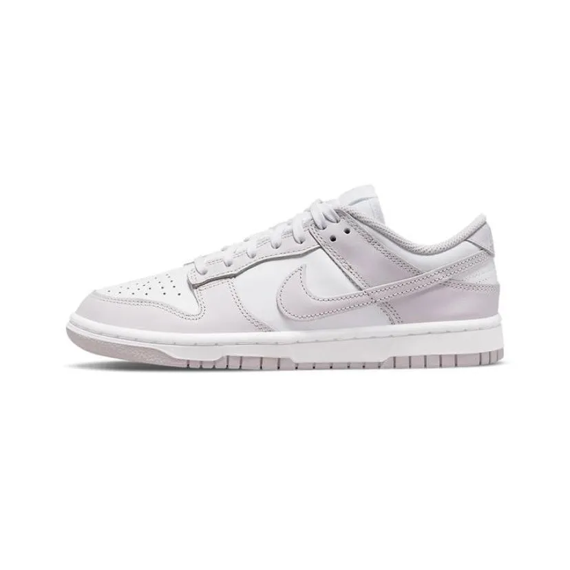 Women's Nike Dunk Low Violet White Venice Nike Dunk sneakers with classic silhouette