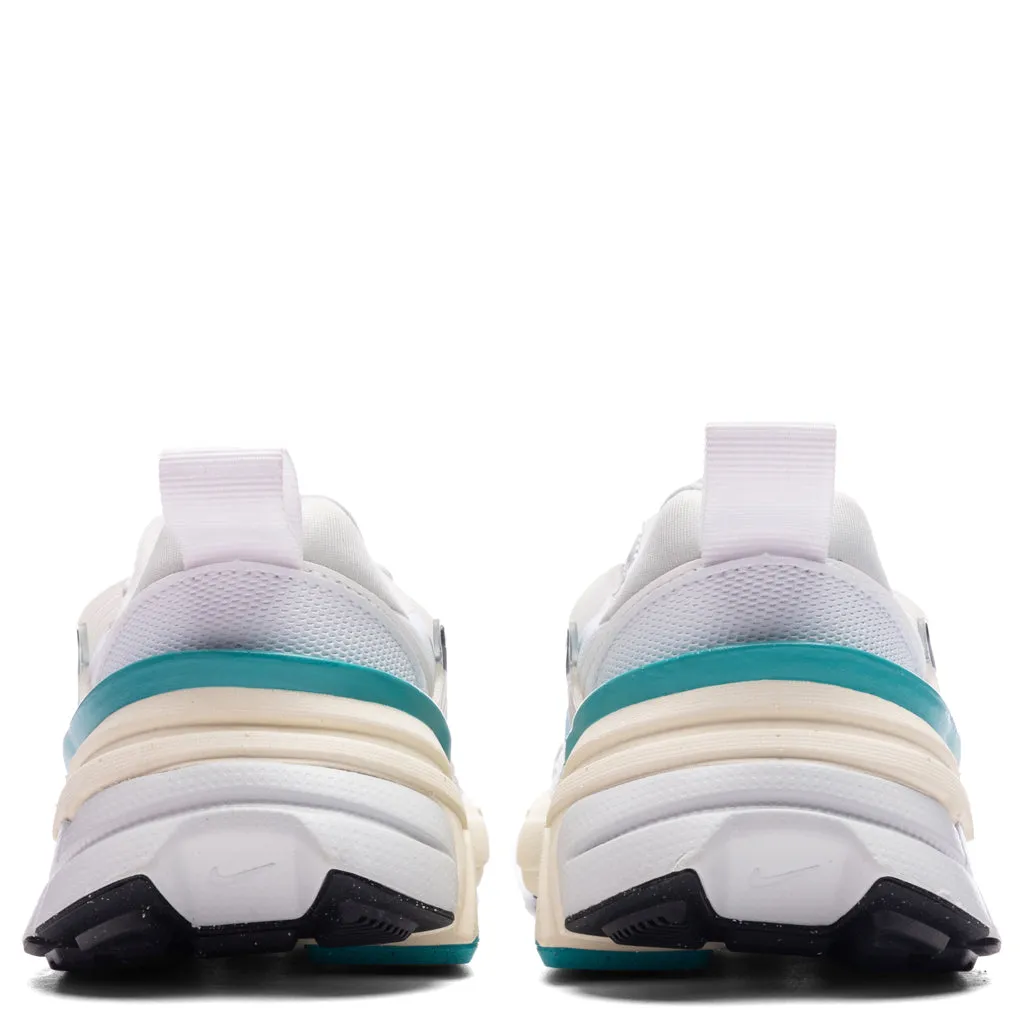 Women's V2K Run - White/Dusty Cactus/Coconut Milk Nike Bold Logo Sneakers