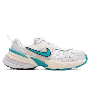 Women's V2K Run - White/Dusty Cactus/Coconut Milk Nike fashion sneakers with bold branding