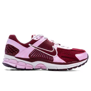 Women's Zoom Vomero 5 - Pink Foam /Team Red/Burgundy Crush Nike lifestyle sneakers with retro vibe