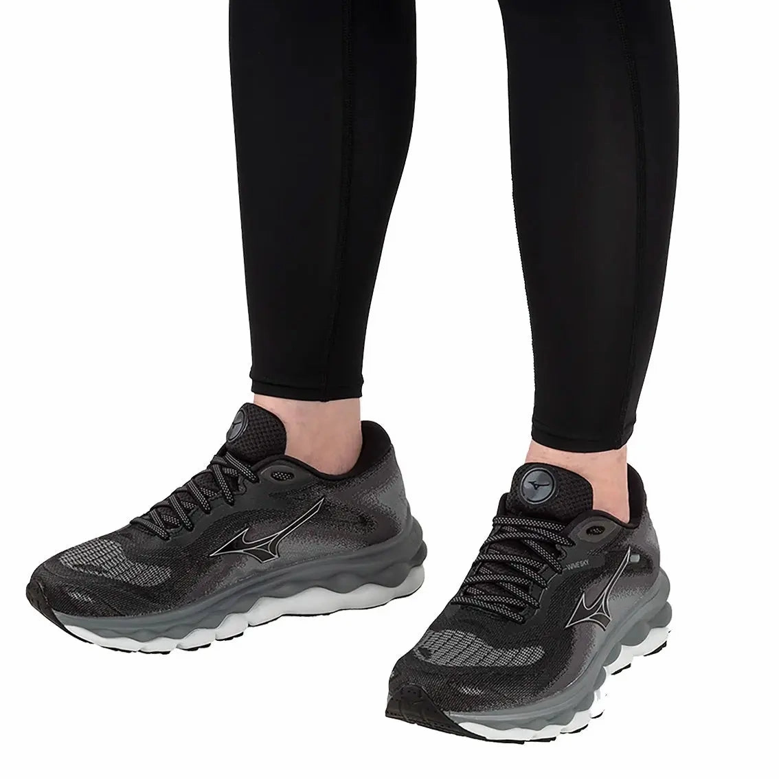 Womens Mizuno Wave Sky 7 (Wide) Mizuno sporty athletic footwear