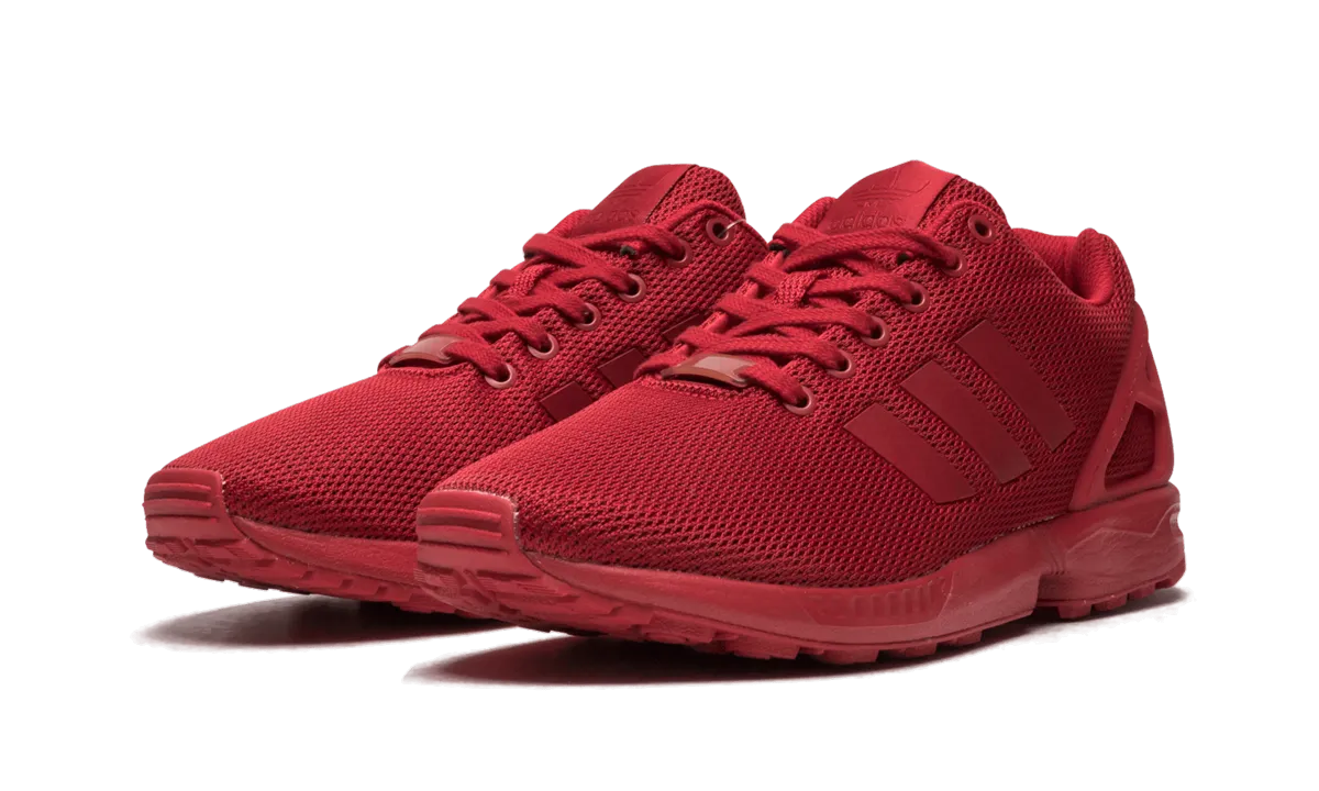 ZX Flux "red" adidas casual mens footwear